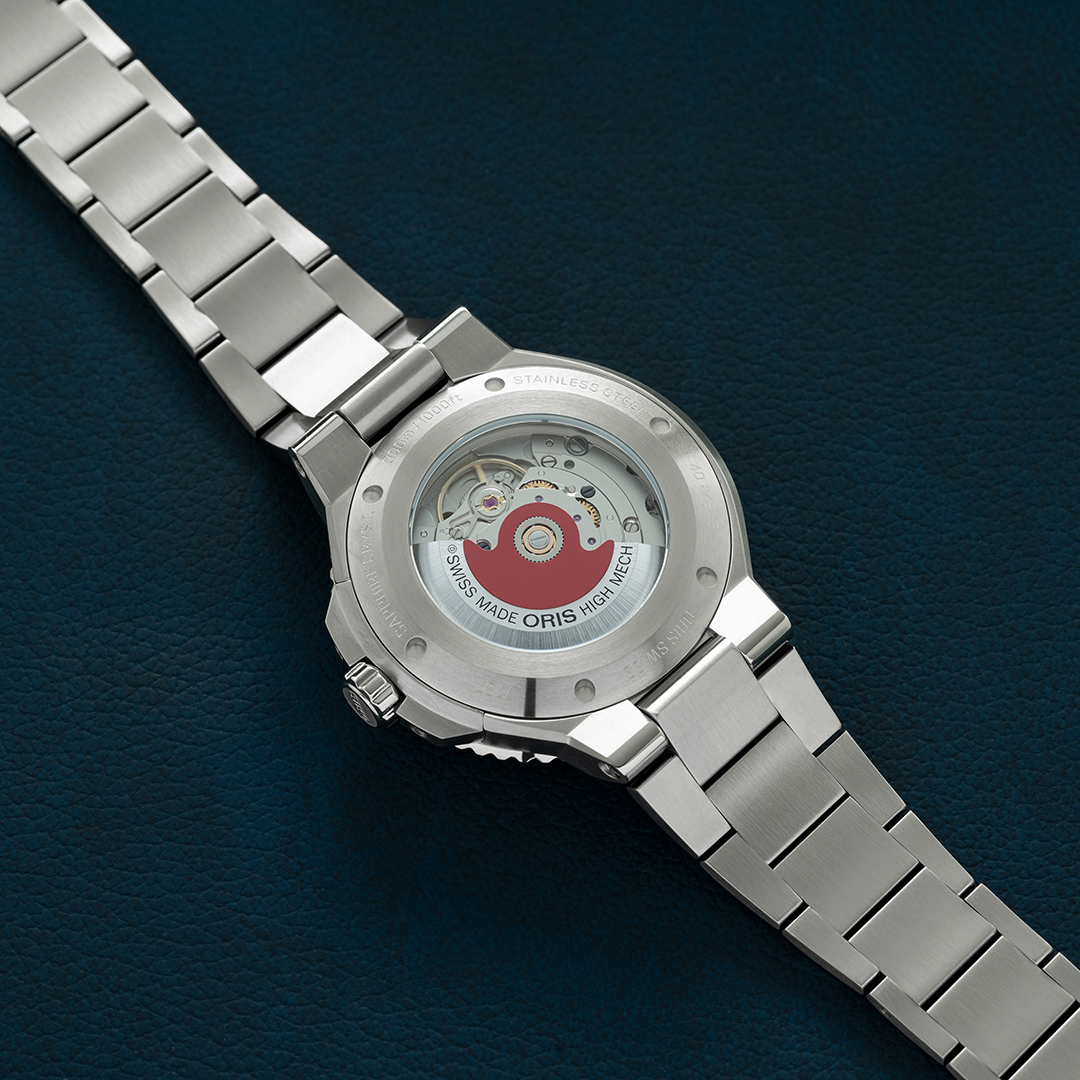 ORIS  Мужские швейцарские часы с автоматическим механизмом, стальной браслет, 41,5 мм